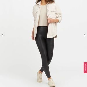 Spanx faux leather leggings